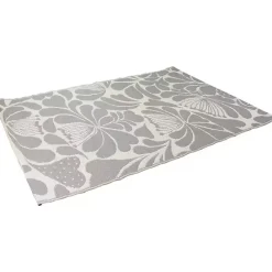 Online Kirklands Home Slate Floral Outdoor Area Rug, 4x6