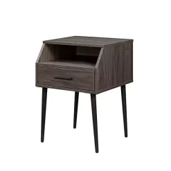 Discount Kirklands Home Slate Open Storage Accent Table Gray