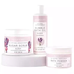 Kirklands Home Sleep Bath Bundle Gift Set Purple