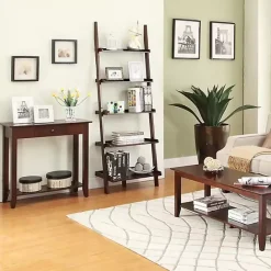 Online Kirklands Home Slim Single Drawer Console Table Brown