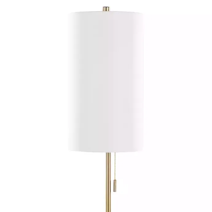 Best Kirklands Home Slim Gold Modern Floor Lamp White