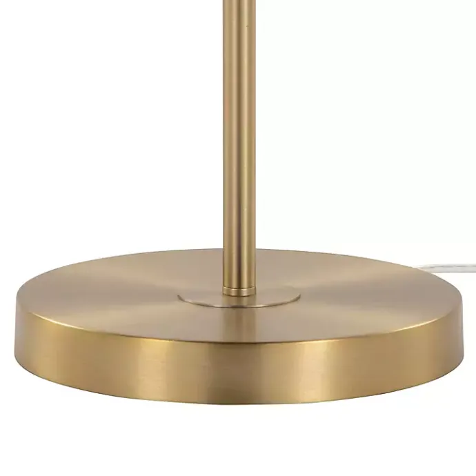 Best Kirklands Home Slim Gold Modern Floor Lamp White