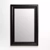 Clearance Kirklands Home Sloan Black Grooved Wall Mirror
