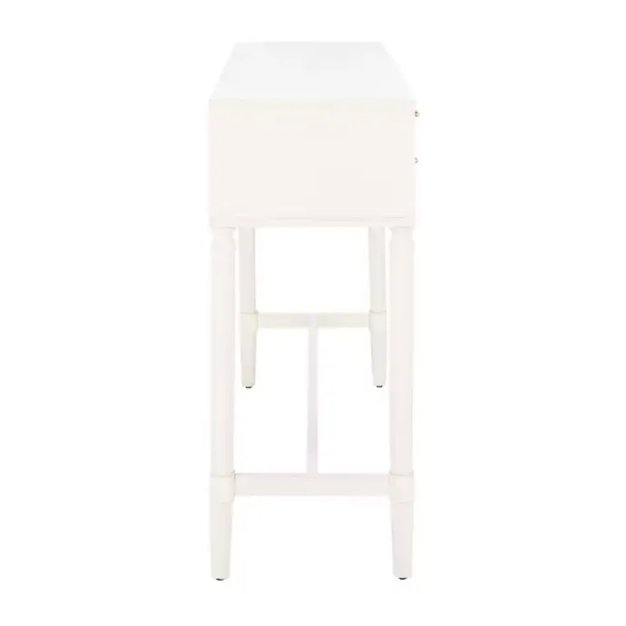 Clearance Kirklands Home Sloane Four-Drawer Console Table White