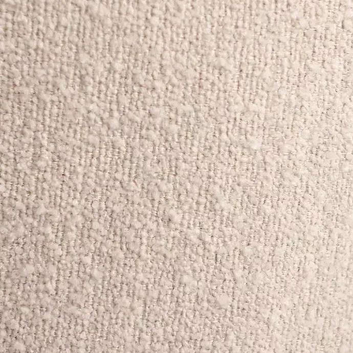 Discount Kirklands Home Small Round Sand Boucle Swivel Accent Chair Tan