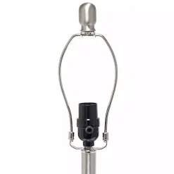 Outlet Kirklands Home Smokey Hammered Glass Shade Table Lamp Gray