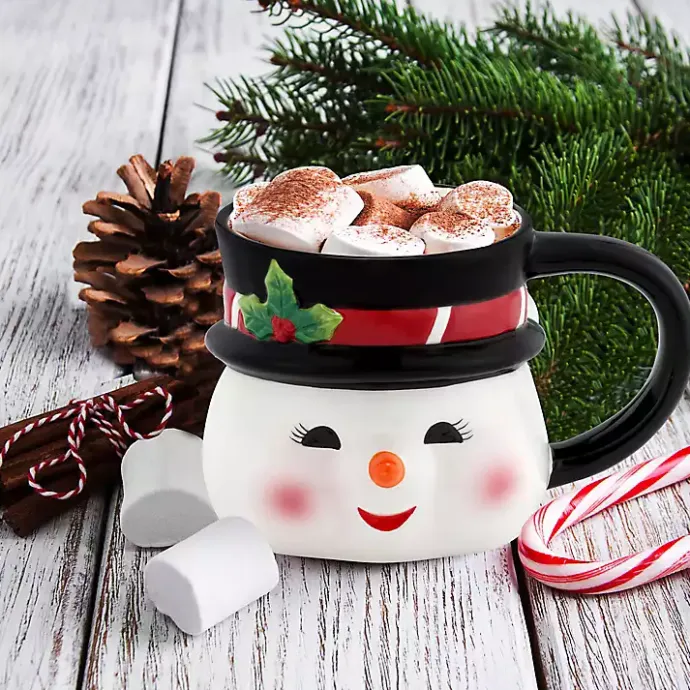 Discount Kirklands Home Snowman Christmas Mug