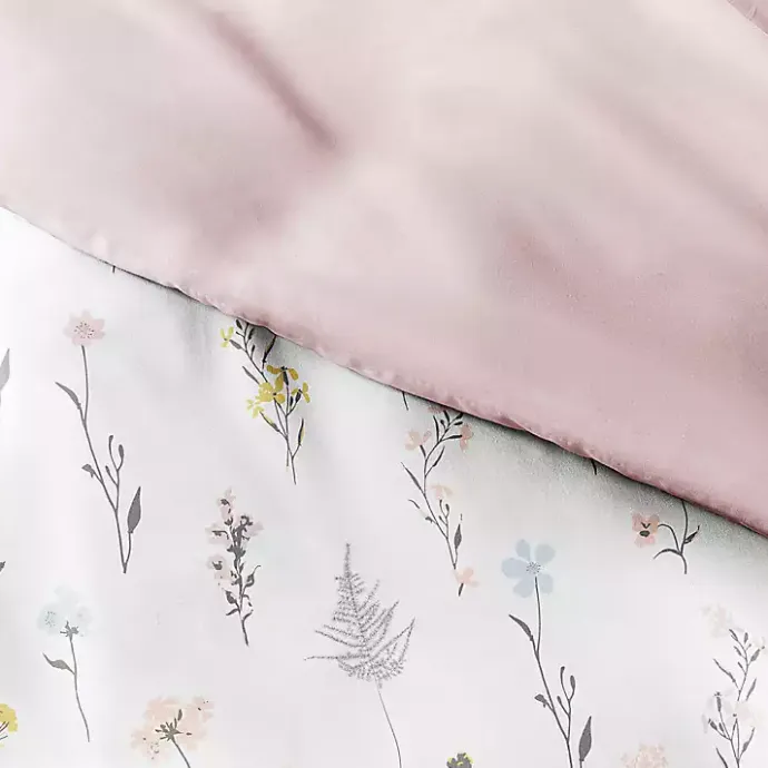 Kirklands Home Soft Floral Reversible 2-pc. Twin Duvet Cover Set