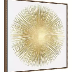 Outlet Kirklands Home Soft Gold Sunburst I Canvas Art Print