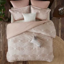 Clearance Kirklands Home Soft Pink Tufted Full/Queen 3-pc. Comforter Set
