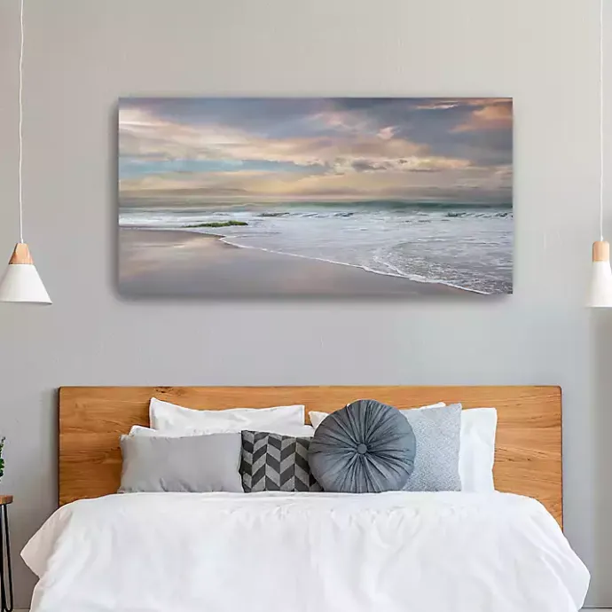 Best Kirklands Home Soft Twilight Giclee Canvas Art Print, 60x30 in. Blue