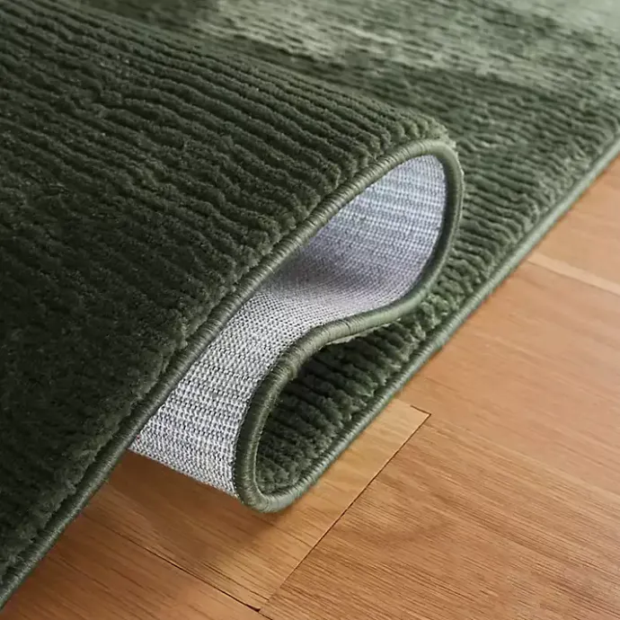 Sale Kirklands Home Solid Revive Area Rug, 6x6 Green
