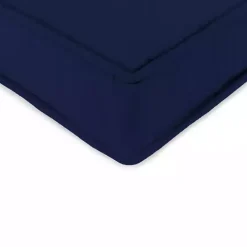 Kirklands Home Solid Navy Outdoor Deep Seat Cushion Blue