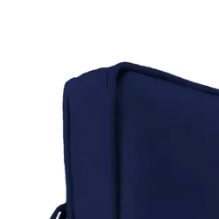 Kirklands Home Solid Navy Outdoor Deep Seat Cushion Blue