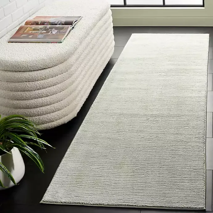 Kirklands Home Solid Sage Revive Runner, 2x8 Green