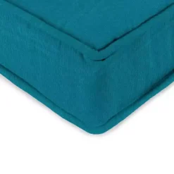 Online Kirklands Home Solid Turquoise Outdoor Deep Seat Cushion Blue