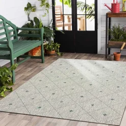 Outlet Kirklands Home Solitaire Sun Shower Outdoor Area Rug, 5x8