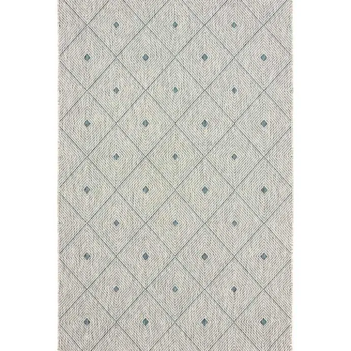 New Kirklands Home Solitaire Sun Shower Outdoor Area Rug, 7x9