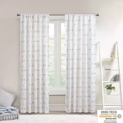 Outlet Kirklands Home Sophie Blush Pom Pom Curtain Panel, 84 in.