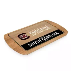 Kirklands Home South Carolina Wood and Glass Serving Board
