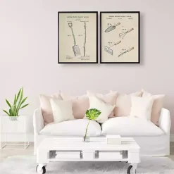 Outlet Kirklands Home Spade Patent Framed Art Print