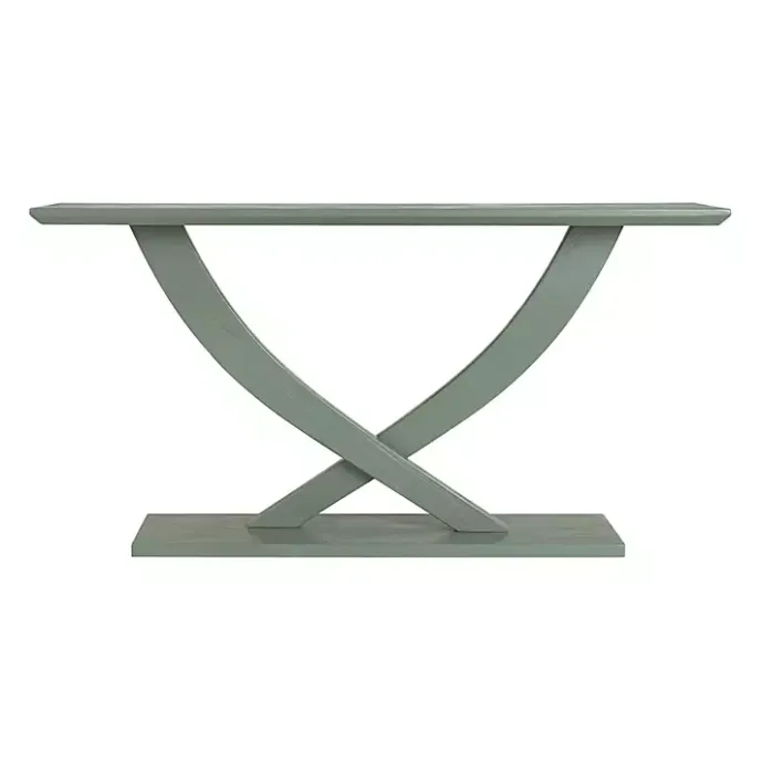 Outlet Kirklands Home Spanish Moss Ramus Console Table Green