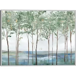 New Kirklands Home Sparse Forest Peak Framed Wall Art