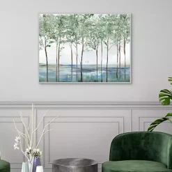 New Kirklands Home Sparse Forest Peak Framed Wall Art