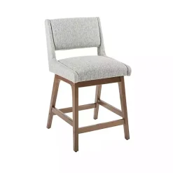 Hot Kirklands Home Speckled Boomerang Modern Counter Stool Gray