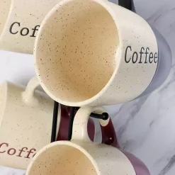 Online Kirklands Home Speckled 6-pc. Coffee Mugs with Stand