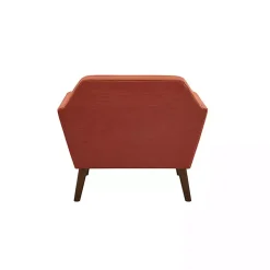 Kirklands Home Spice Button Tufted Accent Chair Red