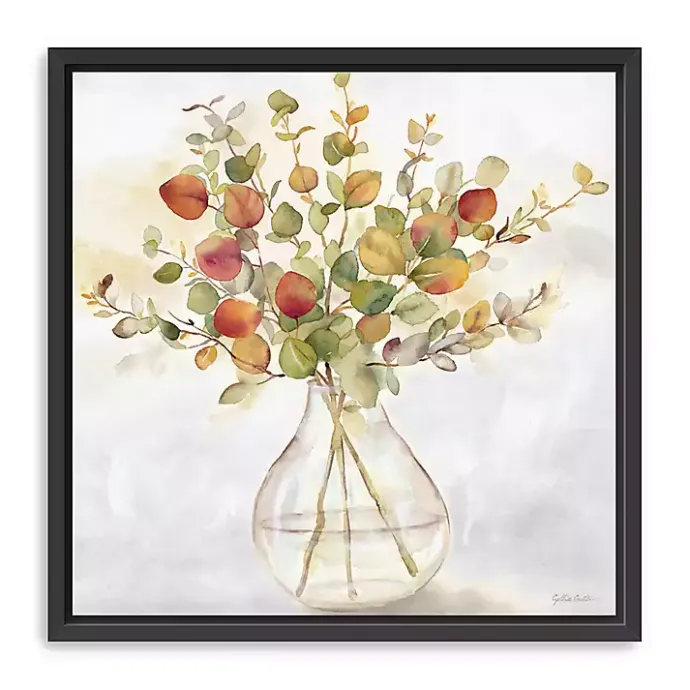 Clearance Kirklands Home Spice Eucalyptus Framed Canvas Print, 30x30 in.