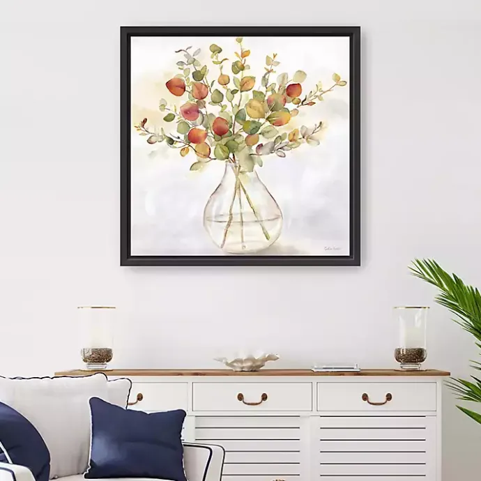 Clearance Kirklands Home Spice Eucalyptus Framed Canvas Print, 30x30 in.