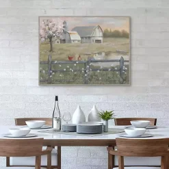 Clearance Kirklands Home Spring Has Arrived Framed Canvas Art Print Green