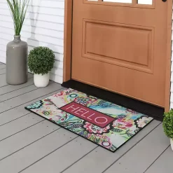 Clearance Kirklands Home Spring Sunset Floral Doormat