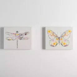 Discount Kirklands Home Springtime Bugs Canvas Art Prints, Set of 2