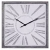 Outlet Kirklands Home Square Galvanized Metal Wall Clock