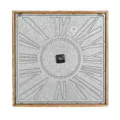Outlet Kirklands Home Square Galvanized Metal Wall Clock