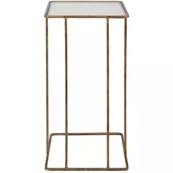 Outlet Kirklands Home Square Camus Accent Table Gold