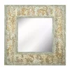 Discount Kirklands Home Square Gold Leaves Wall Mirror