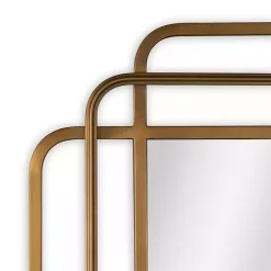 Best Kirklands Home Square Shayan Bronze Metal Wall Mirror