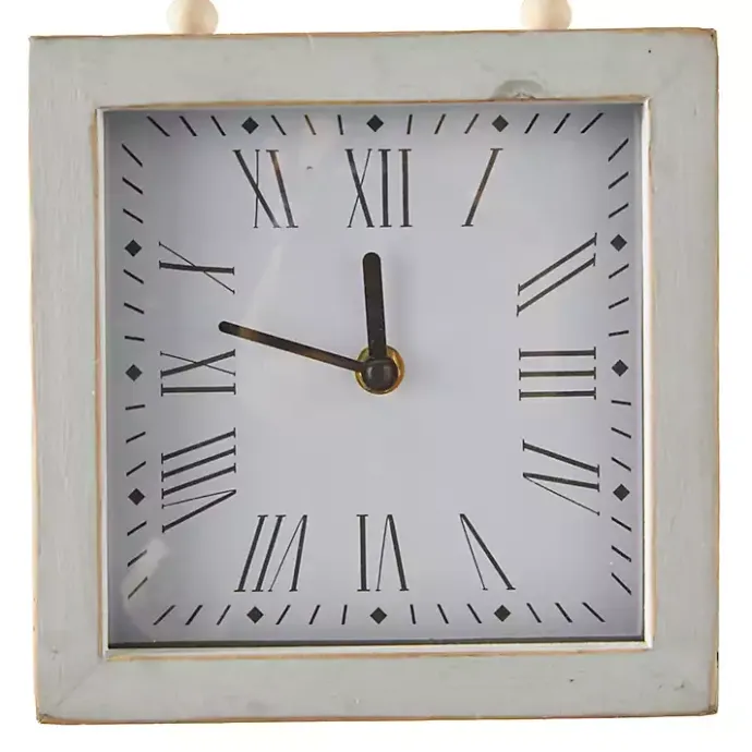 New Kirklands Home Square Wood Beaded Wall Clocks, Set of 3