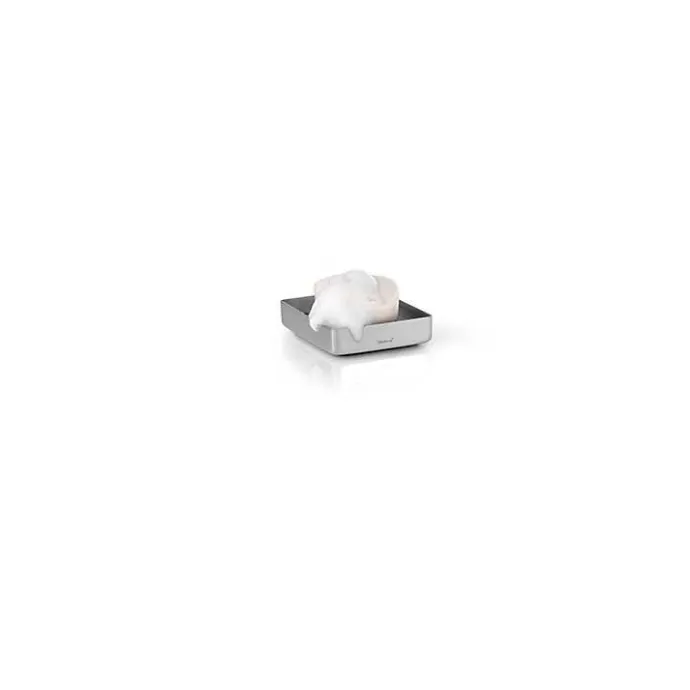 Hot Kirklands Home Stainless Steel Nexio Soap Dish Silver