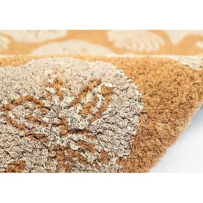 New Kirklands Home Starfish and Sand Dollars Coir Doormat