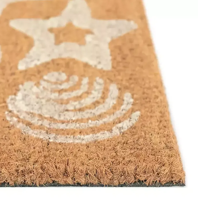New Kirklands Home Starfish and Sand Dollars Coir Doormat