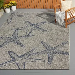Sale Kirklands Home Starry Shores Captiva Outdoor Area Rug, 7x9