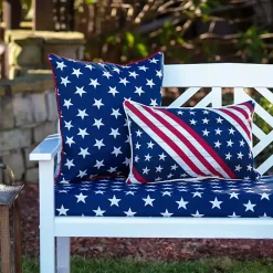 Online Kirklands Home Stars & Stripes Outdoor Lumbar Pillows, Set of 2