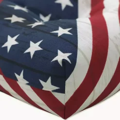 Clearance Kirklands Home Stars & Stripes Tufted Outdoor Cushions, Set of 2