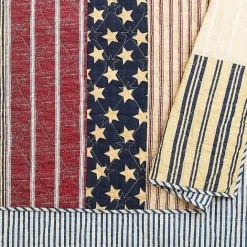 Outlet Kirklands Home Stars and Striped Patch 3-pc. King Quilt Set