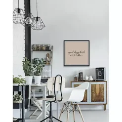 Clearance Kirklands Home Start with Coffee Framed Wall Plaque